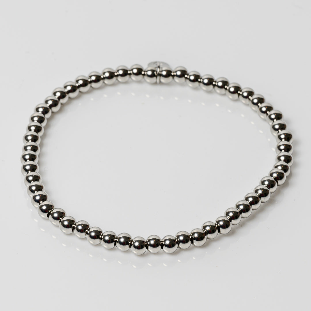 The Zen 4mm Bracelet in Silver