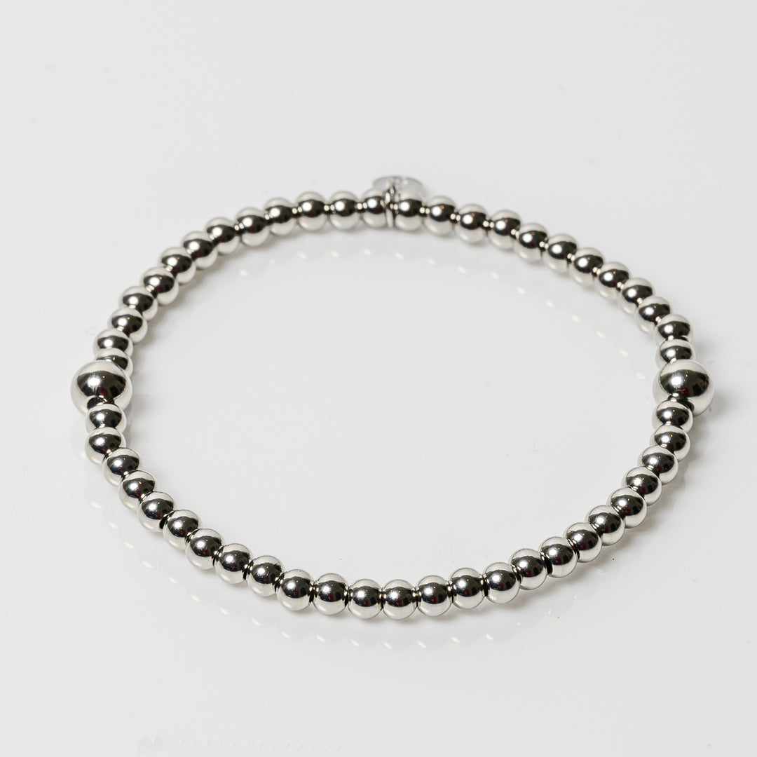 The Balance 4mm Bracelet in Silver