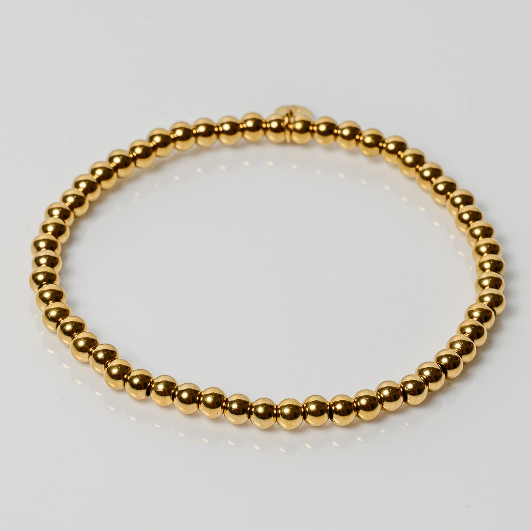 The Zen 4mm Bracelet in Gold