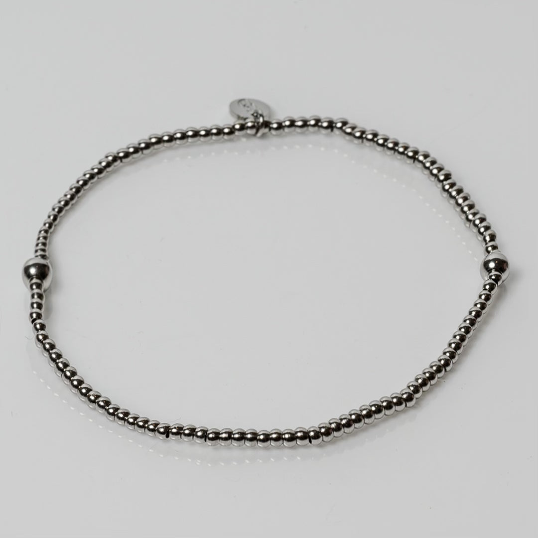 The Balance 2mm Bracelet in Silver