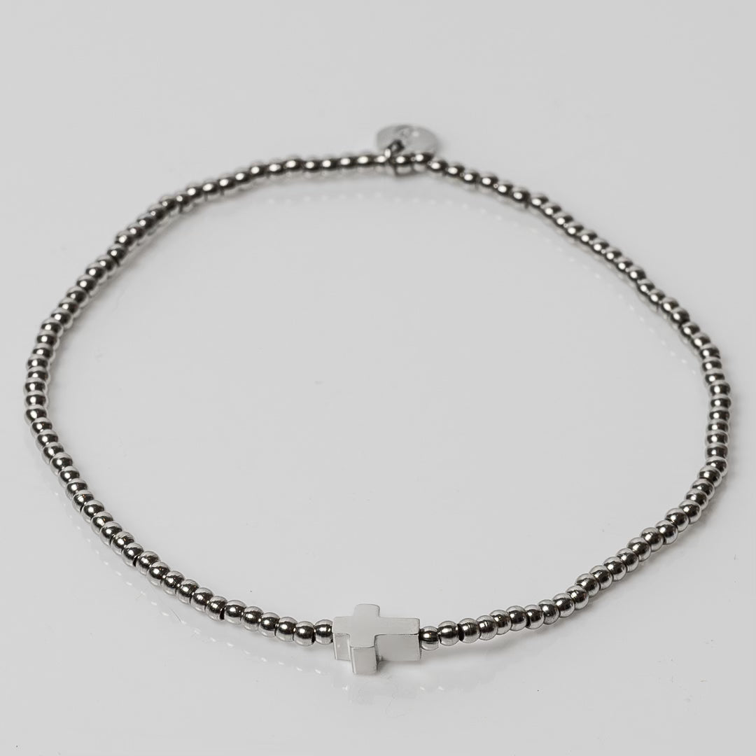 The Grace 2mm Bracelet in Silver